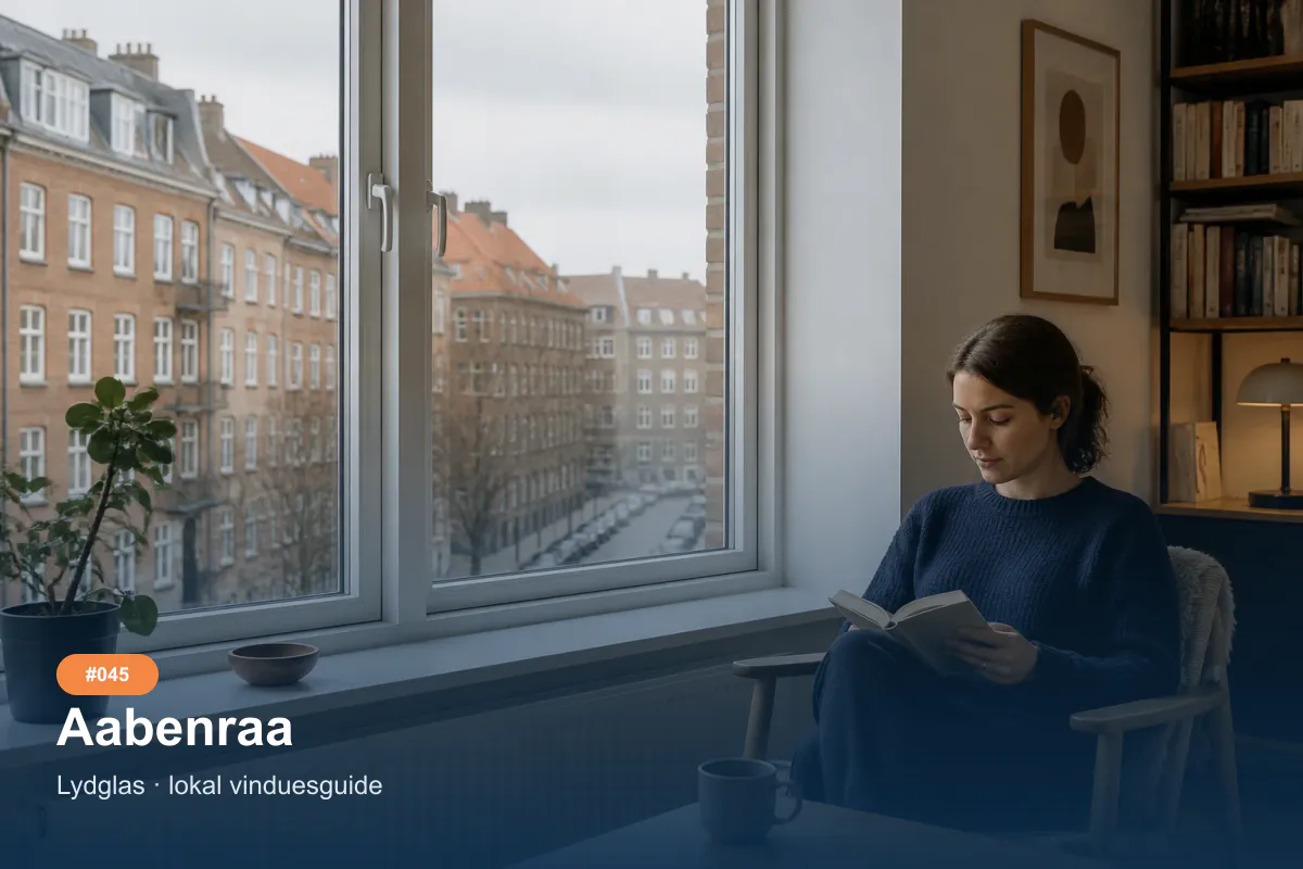 Støjdæmpende vinduer som inspiration til et vinduesprojekt i Aabenraa