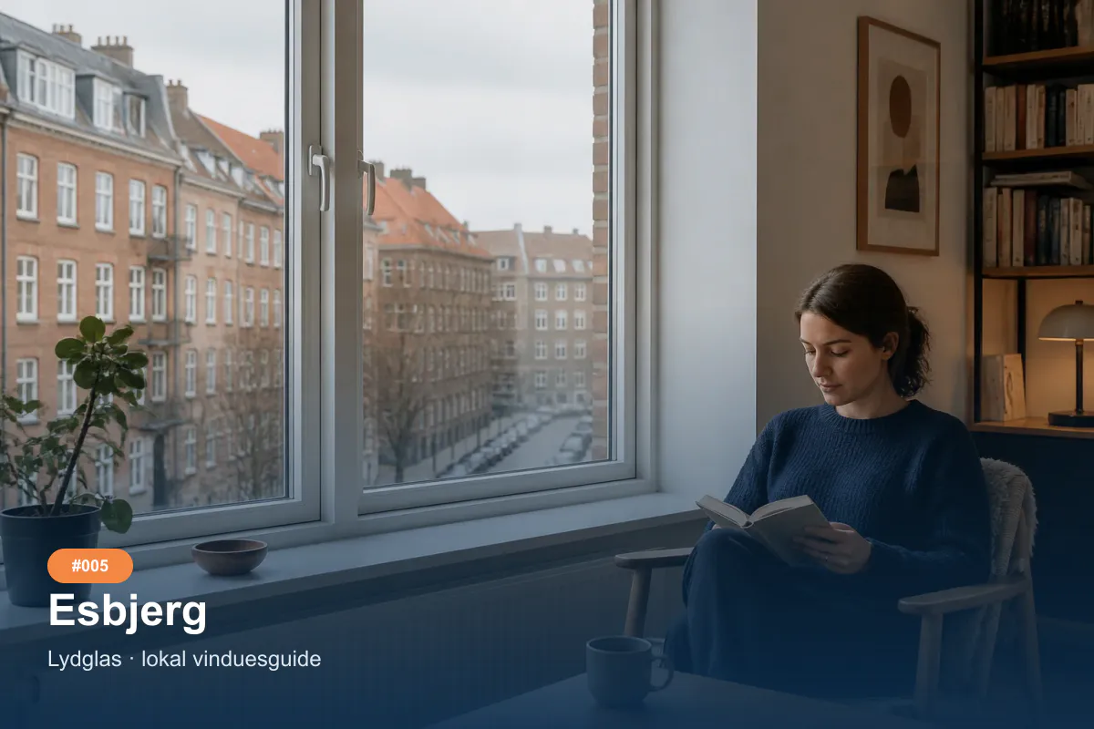 Støjdæmpende vinduer som inspiration til et vinduesprojekt i Esbjerg