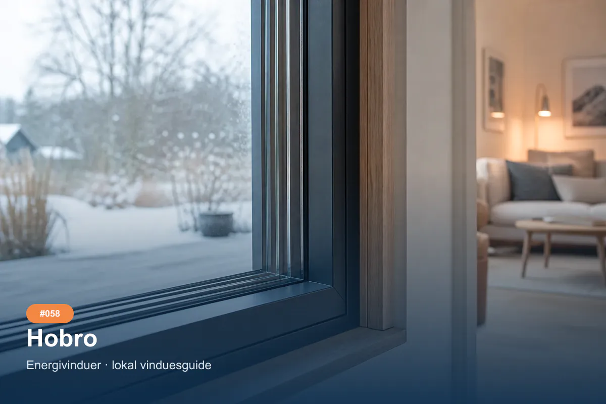 Energivinduer som inspiration til et vinduesprojekt i Hobro
