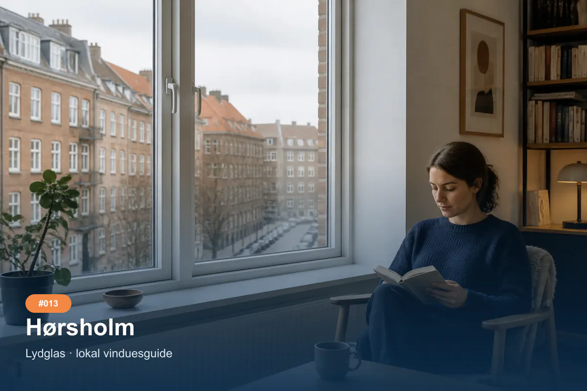 Støjdæmpende vinduer som inspiration til et vinduesprojekt i Hørsholm