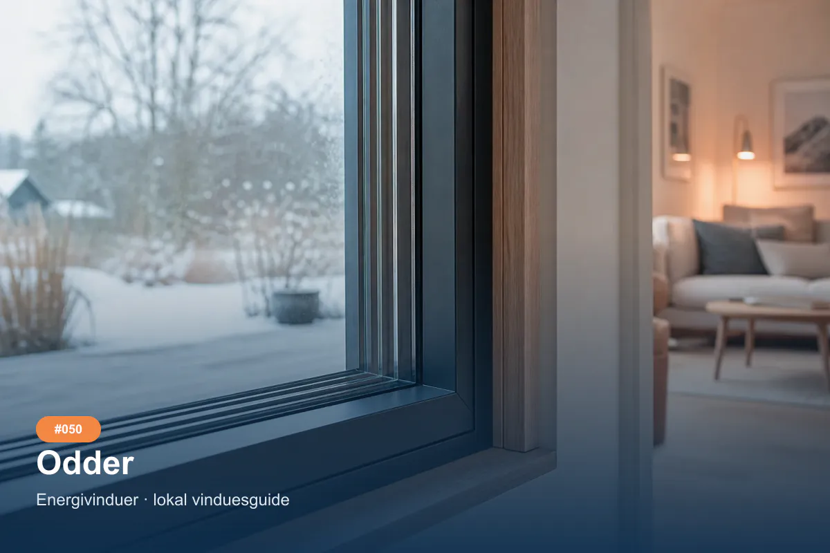 Energivinduer som inspiration til et vinduesprojekt i Odder