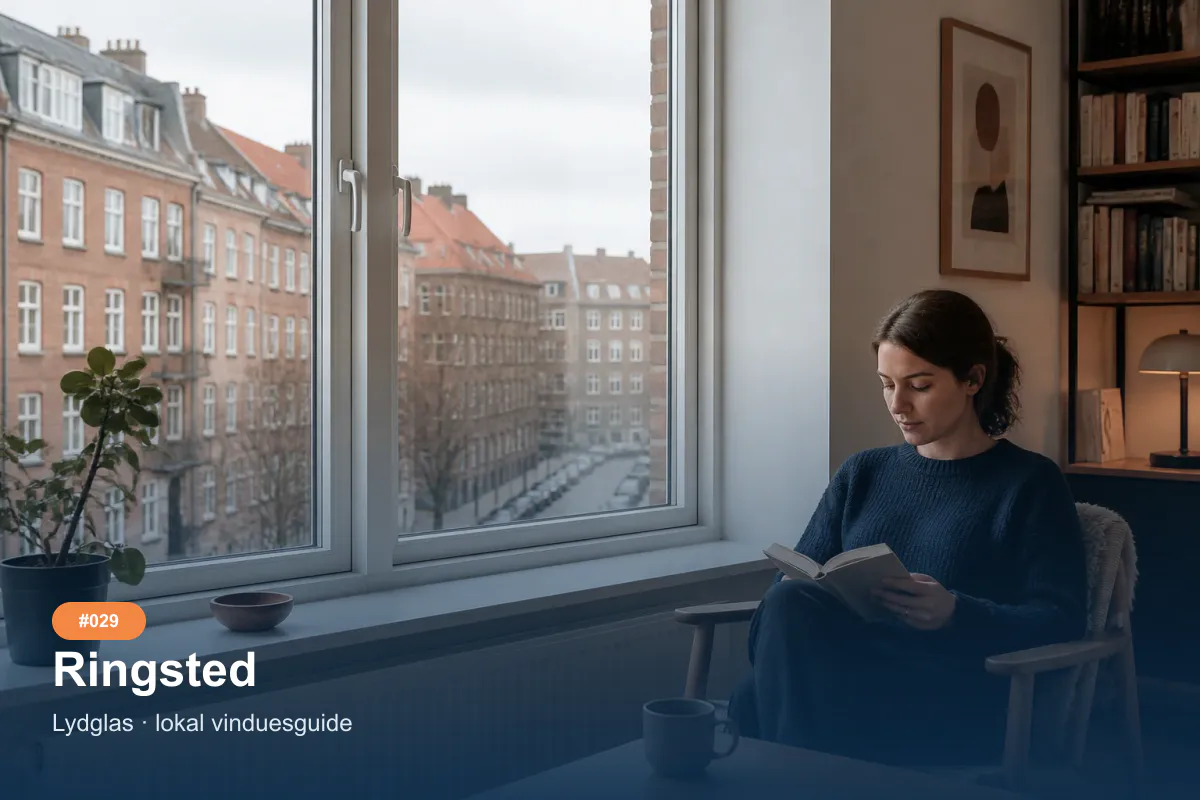 Støjdæmpende vinduer som inspiration til et vinduesprojekt i Ringsted