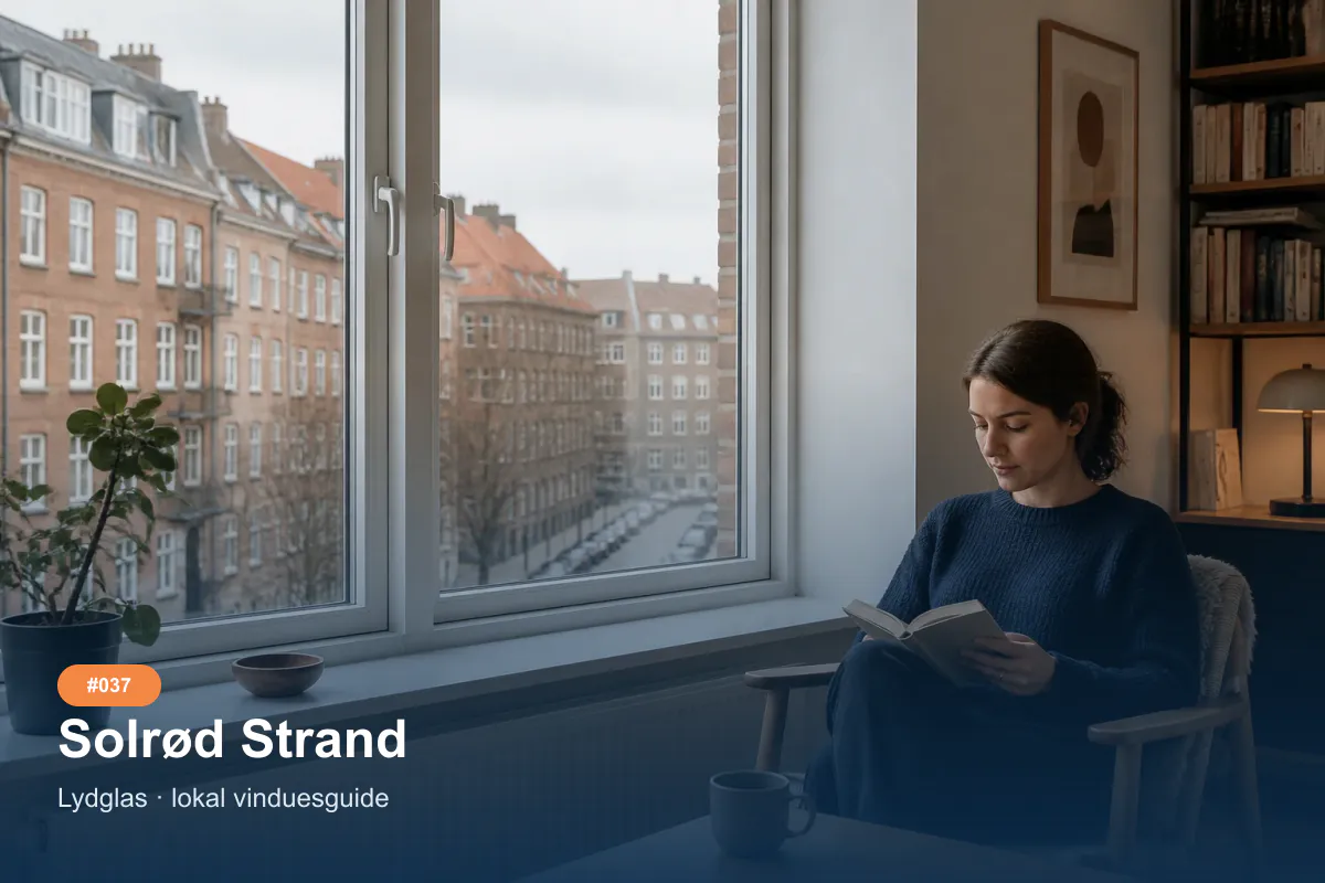 Støjdæmpende vinduer som inspiration til et vinduesprojekt i Solrød Strand